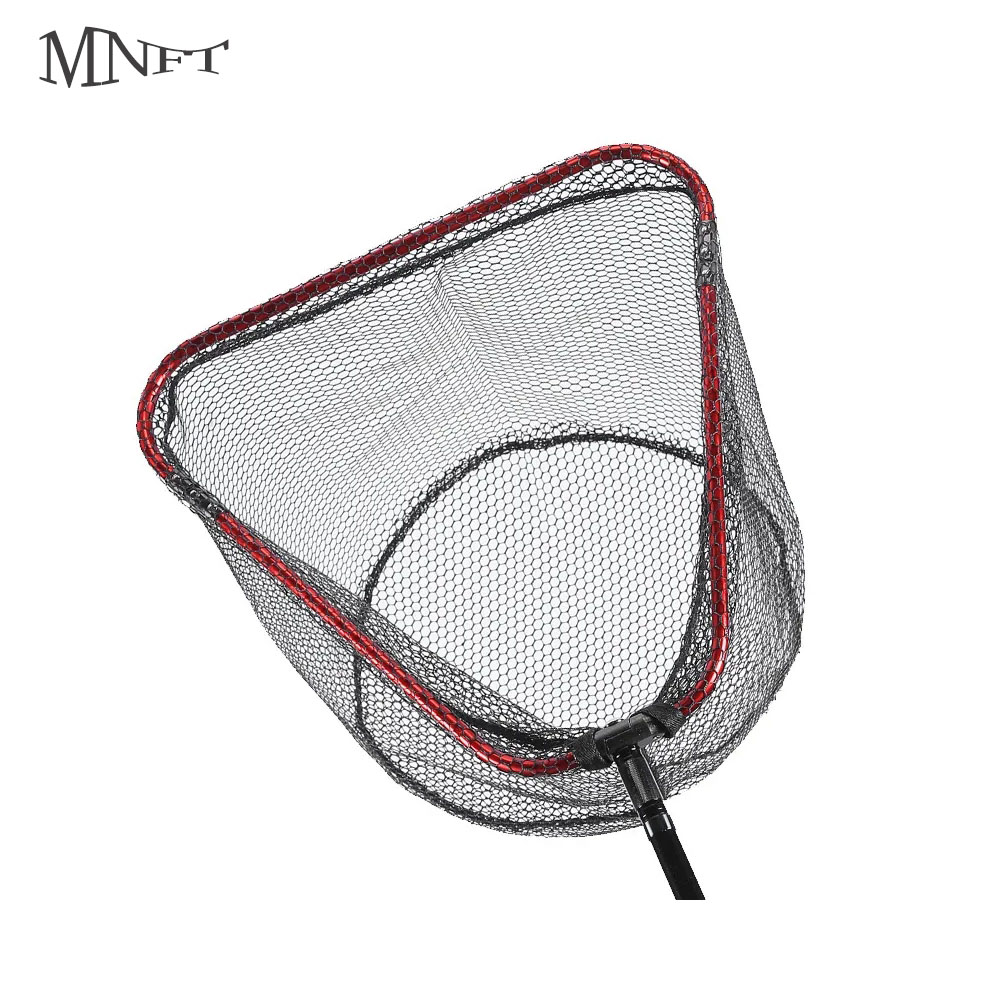 Landing Net Telescopic - Aluminium Rubber Gecoat Vis Schepnet Opvouwbare