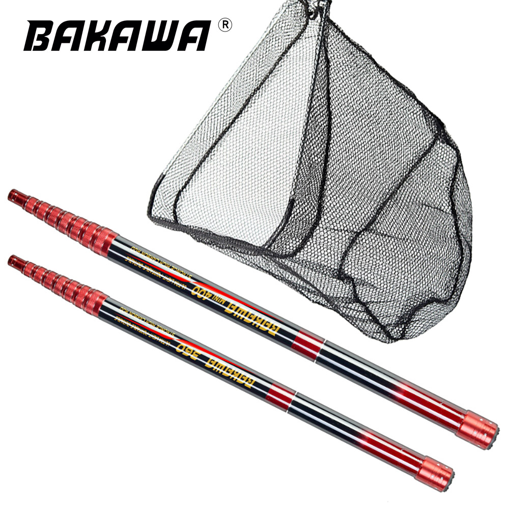 Landing Net Telescopic - Bakawa Visnet Telescopische Opvouwbare Landing Netto