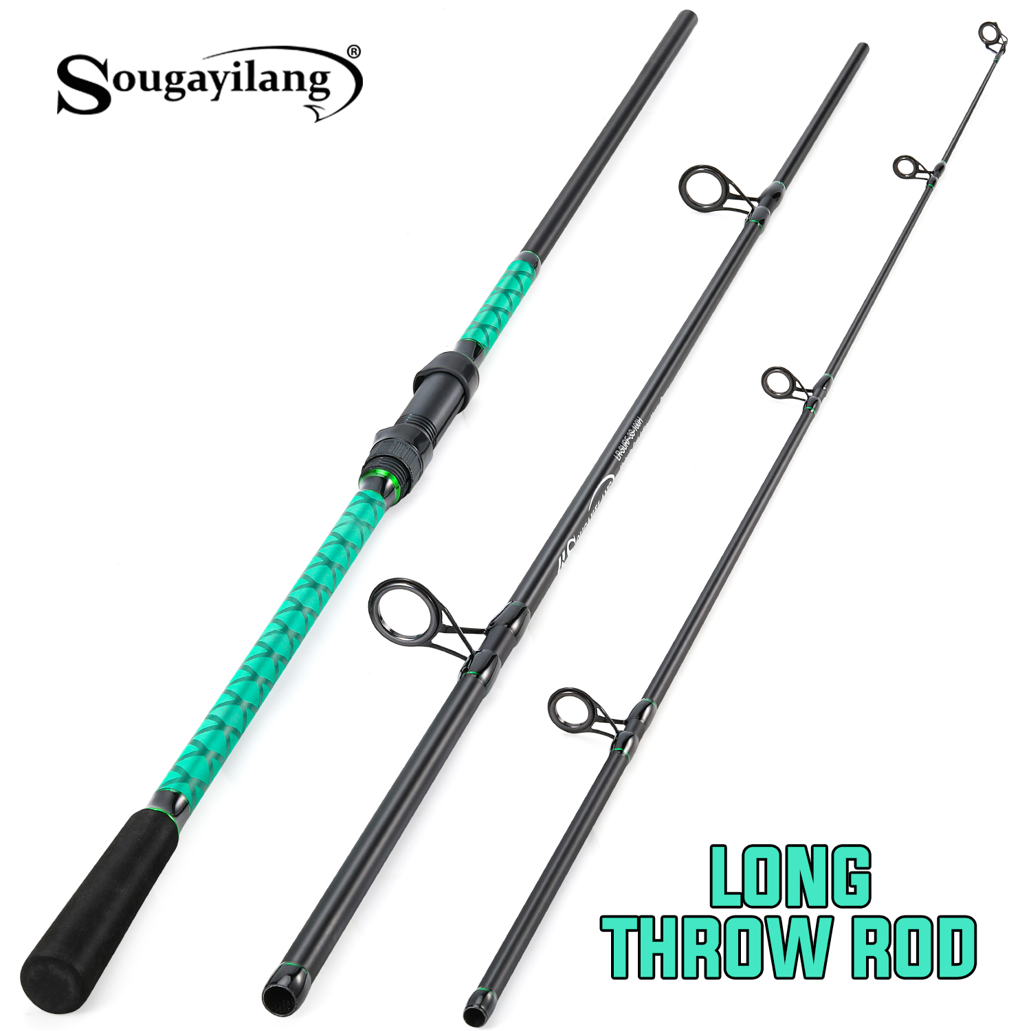 Surf Fishing Equipment - Sougayilang Karperhengel 3 Secties Heavy Power
