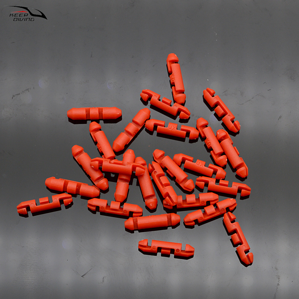Braided Fishing Line - 30PCS Auto Stopper Kralen Voor Gevlochten