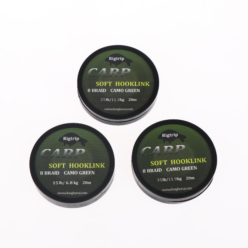 Braided Fishing Line - 20m karpervislijn, hoge sterkte haaklijn, zachte