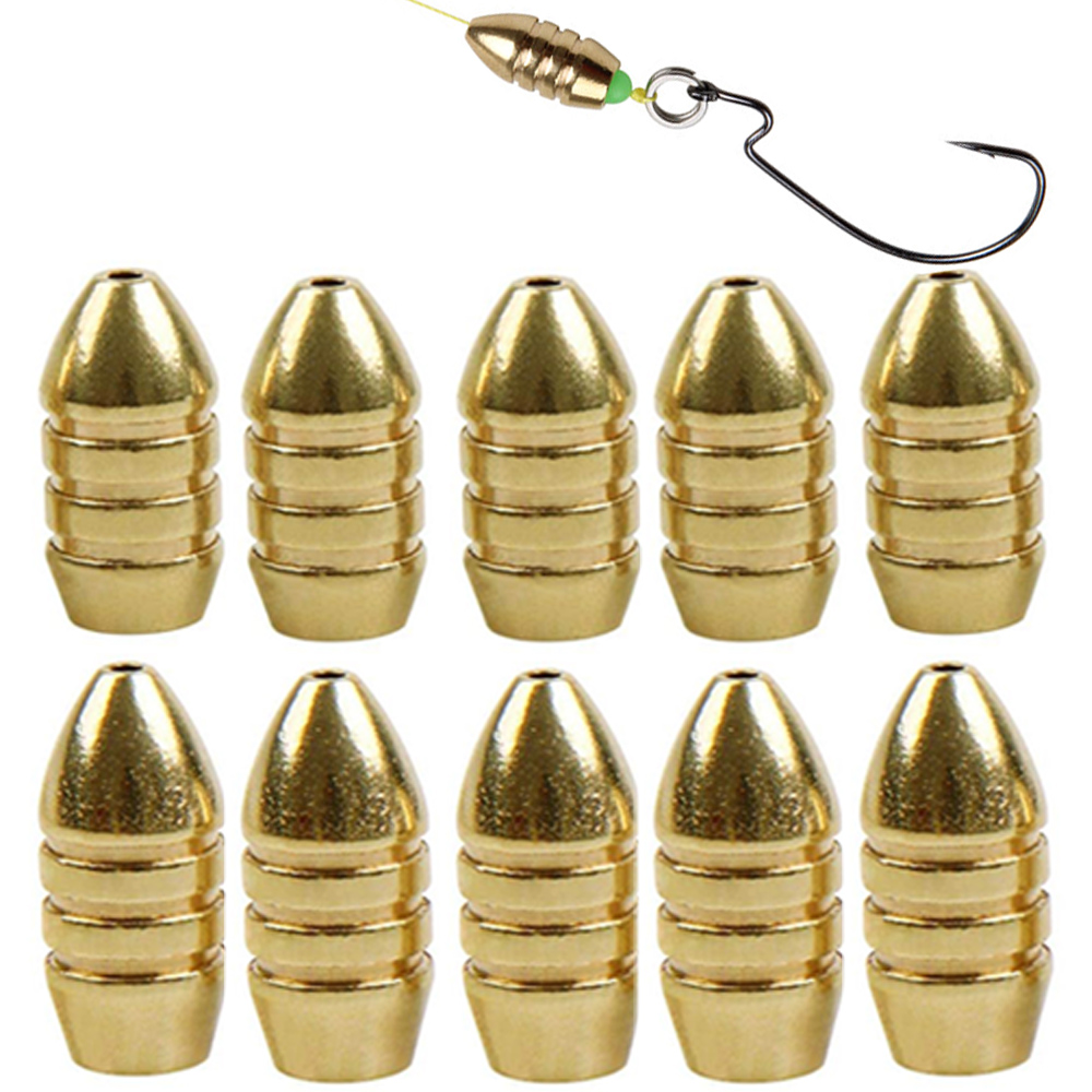Trout Fishing Lure - 10 Stuks Messing Vissen Gewicht Koperen