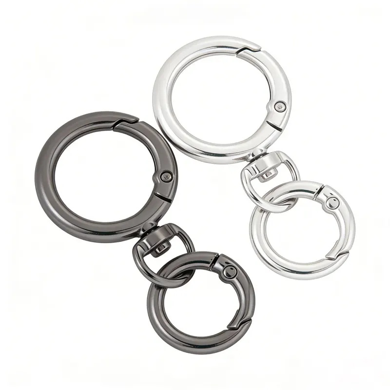 Fishing Swivel Connector - 2Sets Ronde Lente Snap Karabijnhaak Clip
