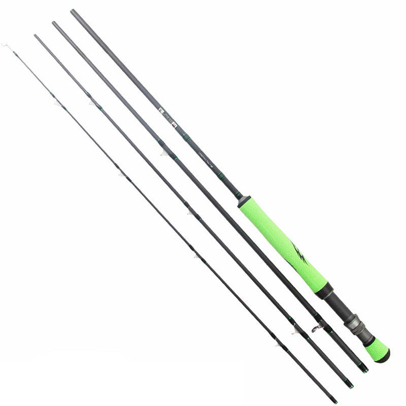 Fishing Equipment For Sale - De carbon fiber hengel is uitgerust