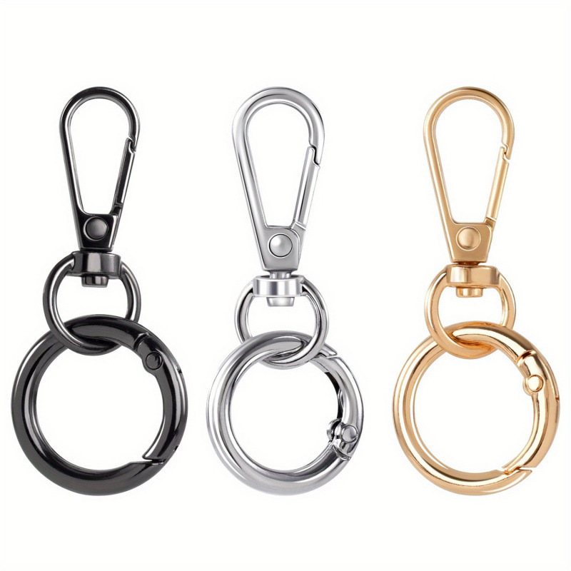 Fishing Swivel Connector - 3/6/15 Sets Draaibare Karabijnhaken Dubbele Opening