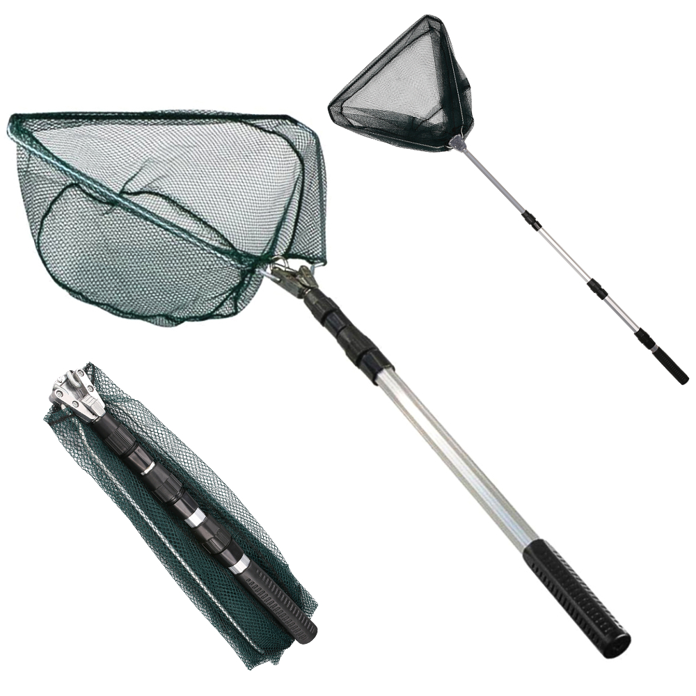 Landing Net Telescopic - 1Ultralichtgewicht opvouwbaar visnet - Duurzaam telescopisch