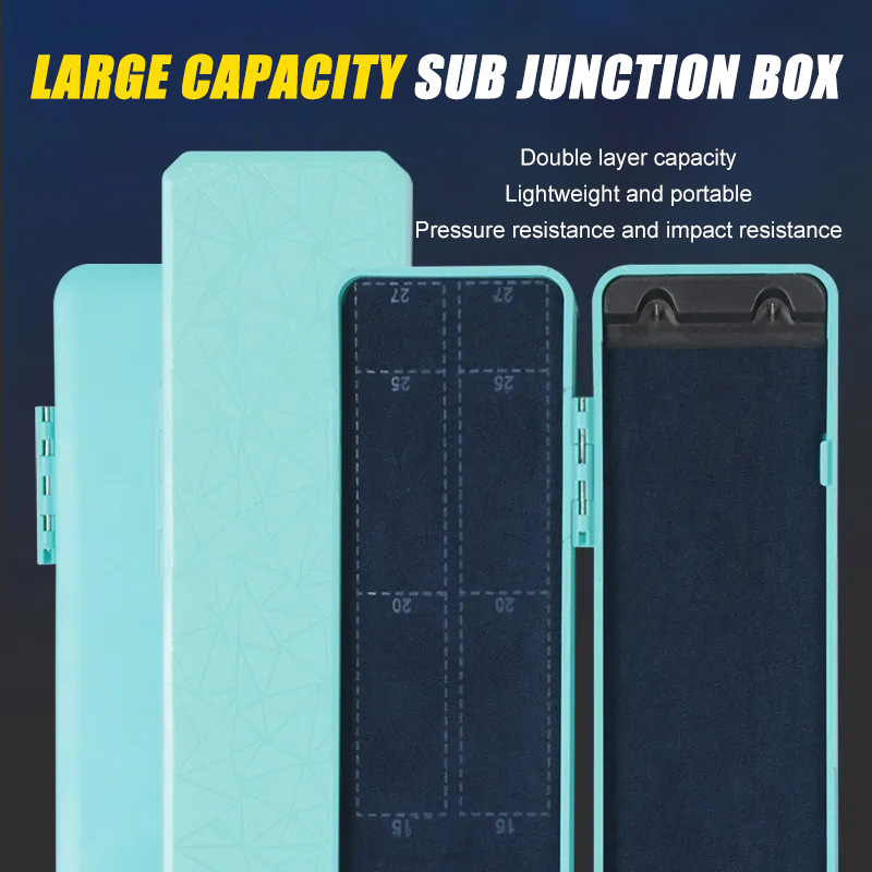 Fishing Equipment Storage - Mini-kabelbox Eenvoudige viskist voor competitief vissen