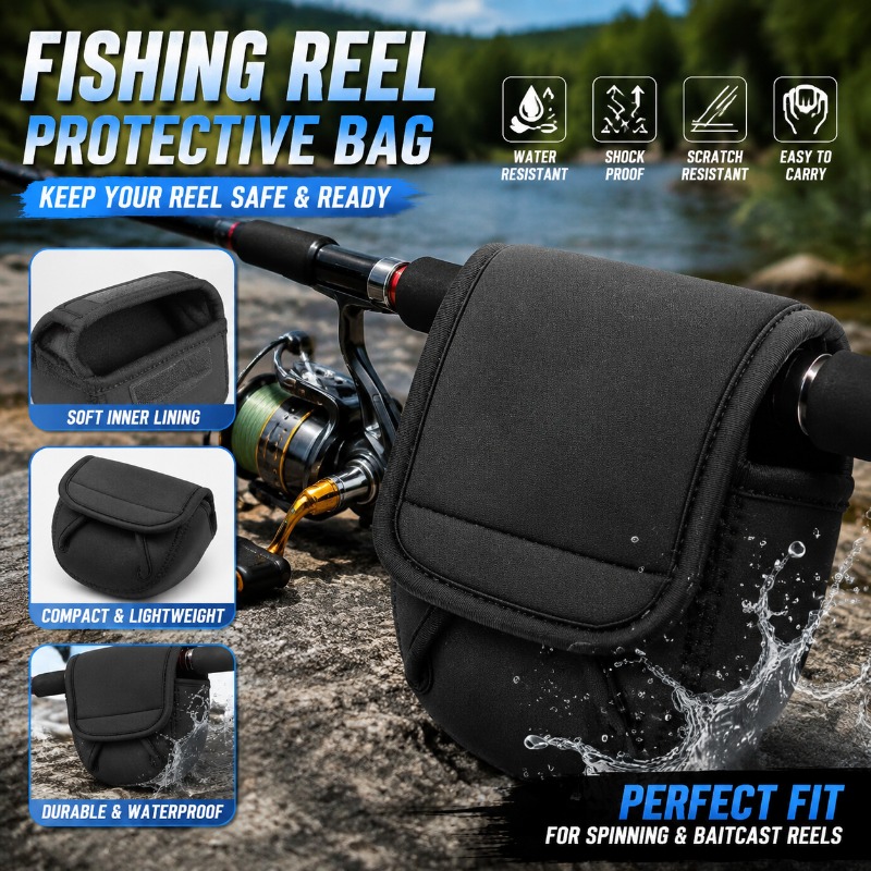 Fishing Equipment Bag - Beschermhoes voor vismolens, draagtas voor molens,