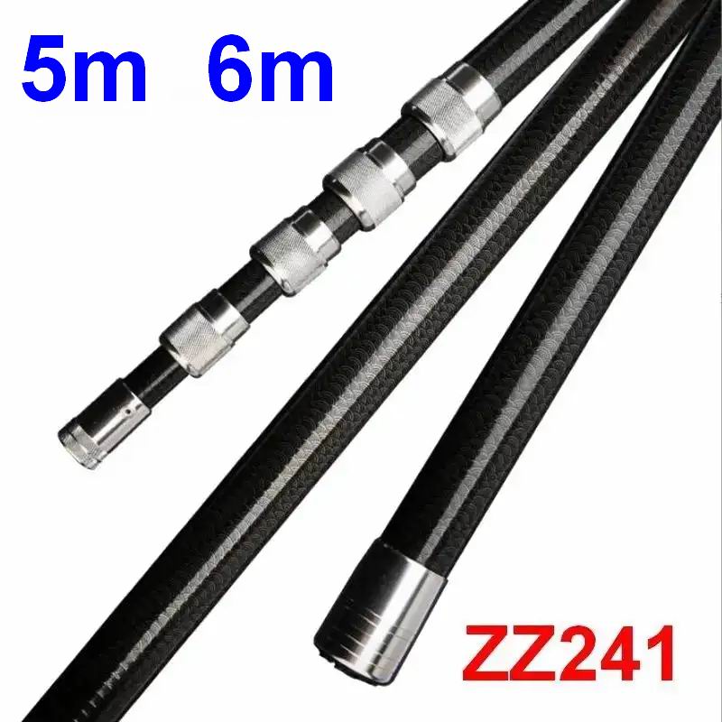 Landing Net Telescopic - ZZ241 ZZ290A 5m 6m Visnet-handvatstok ALLEEN
