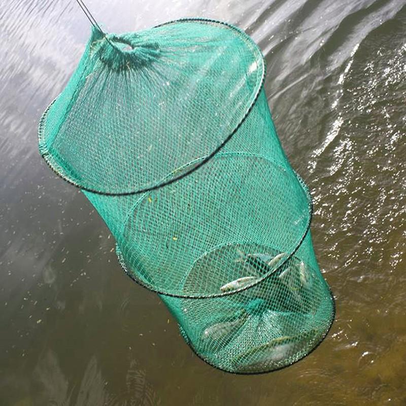 Landing Net Telescopic - Vouwen Ronde Nylon Mesh Metalen Frame