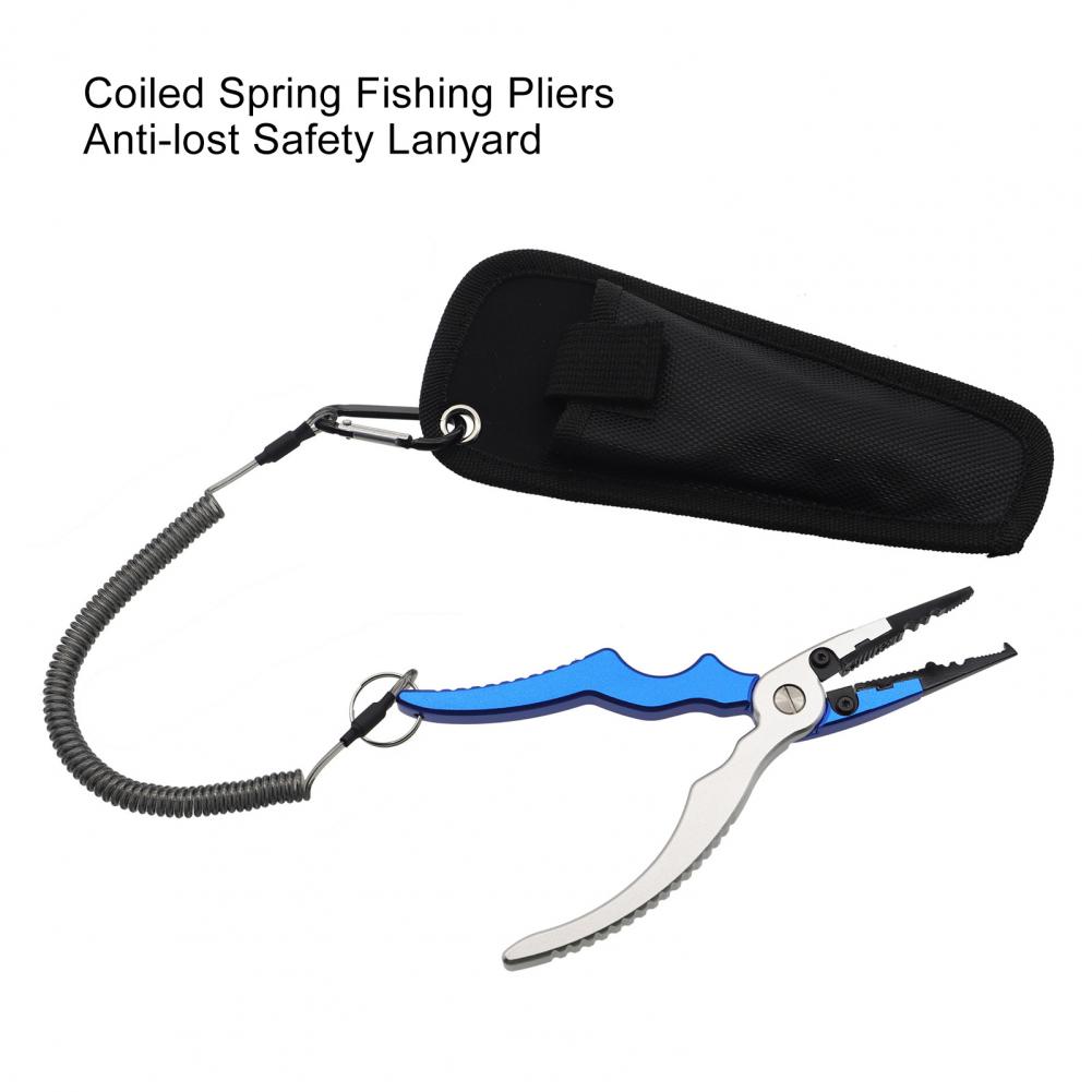 Fishing Pliers - Anti-verloren touw Intrekbaar met sleutelhanger Karabijnhaak