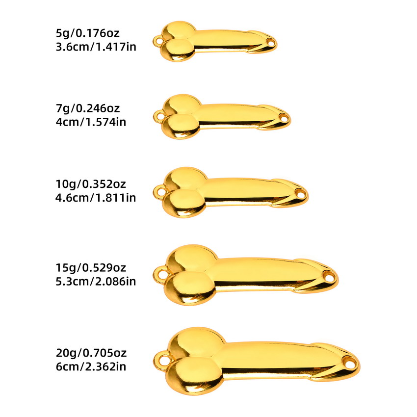 Metalen Lepel Penis Vorm Visaa - Trout Fishing Lure recensie en prijs