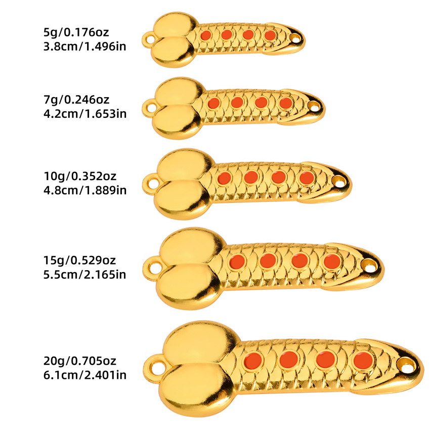 Metalen Lepel Penis Vorm Visaa - Trout Fishing Lure recensie en prijs