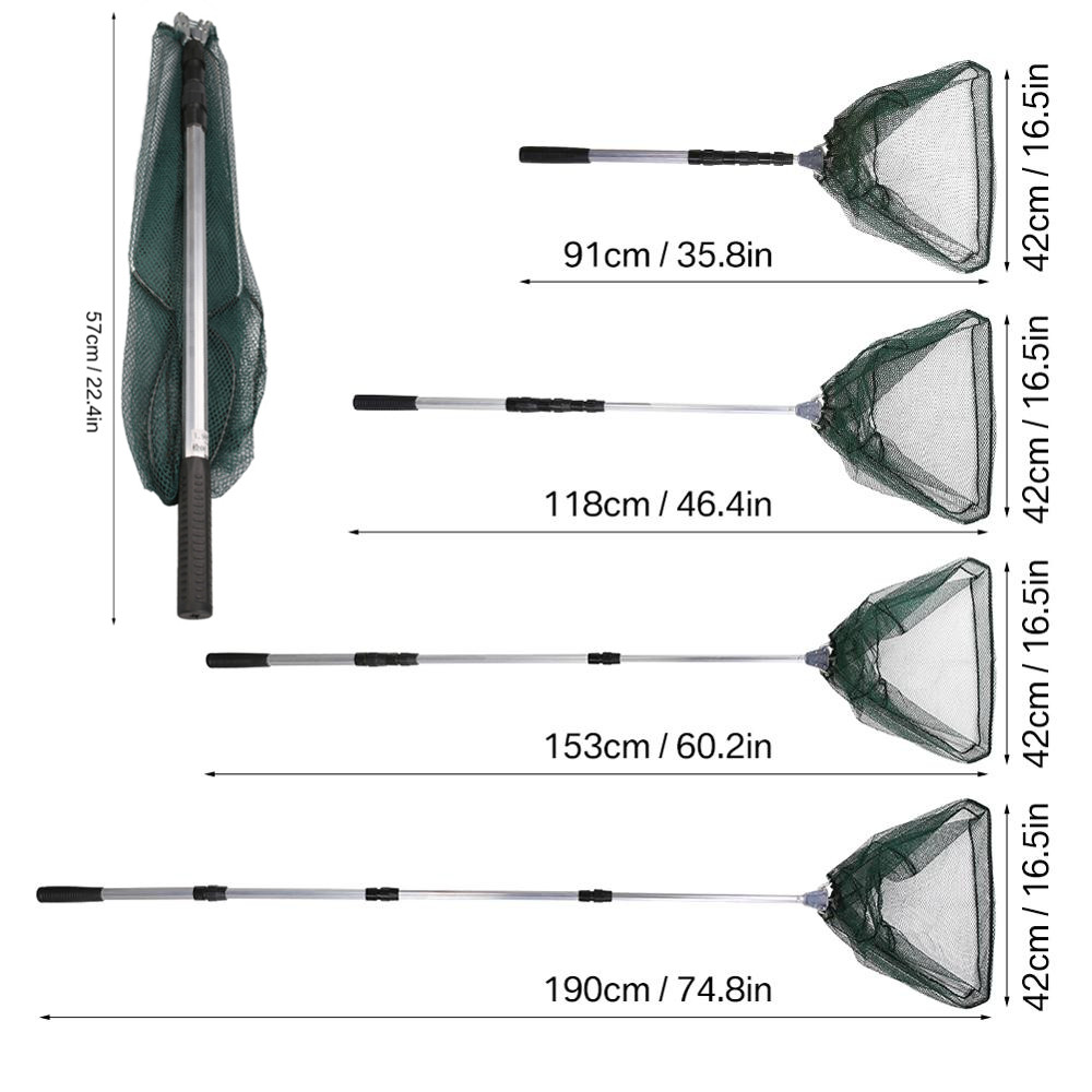190 Cm 92 Cm 55 Cm Telescopisc - Landing Net Telescopic recensie en prijs