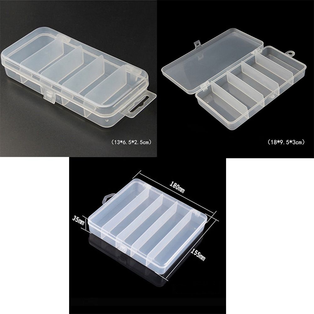 1/3 stuks 3 maten plastic visl - Fishing Equipment Storage recensie en prijs