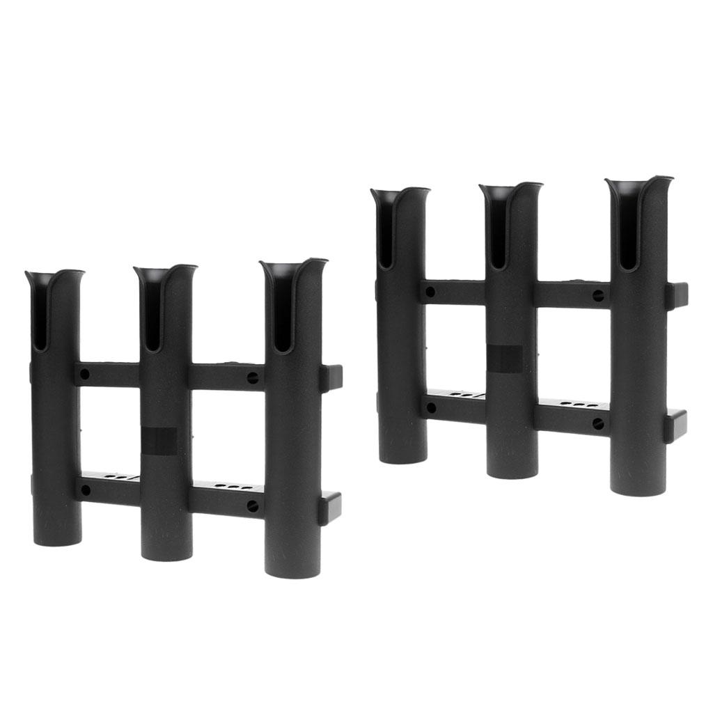 Zwart PP hengelhouderrek met v - Fishing Equipment Storage recensie en prijs