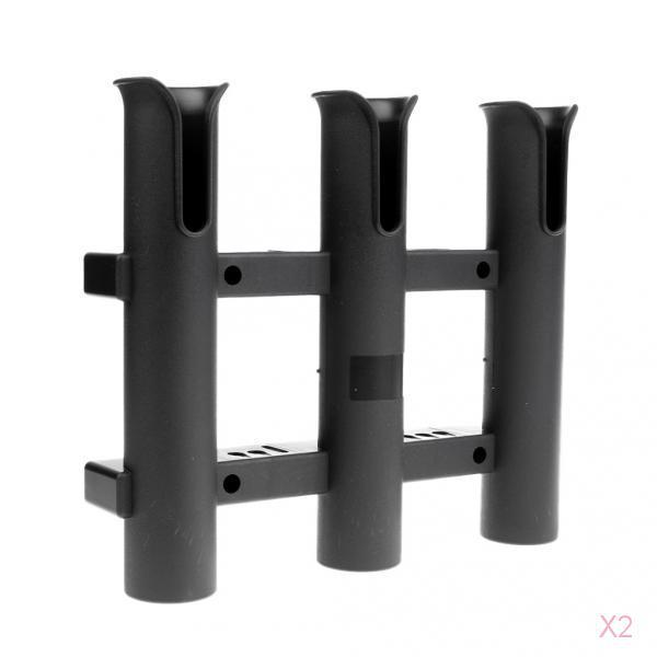 Zwart PP hengelhouderrek met v - Fishing Equipment Storage recensie en prijs