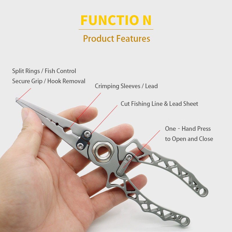 Draagbare roestvrijstalen vist - Fishing Pliers recensie en prijs