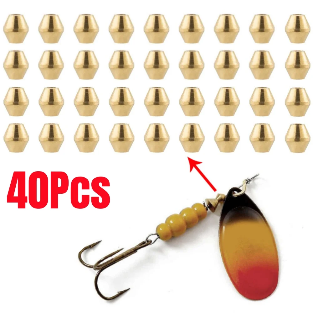 40 stks DIY Lokken Messing Vis - Trout Fishing Lure recensie en prijs