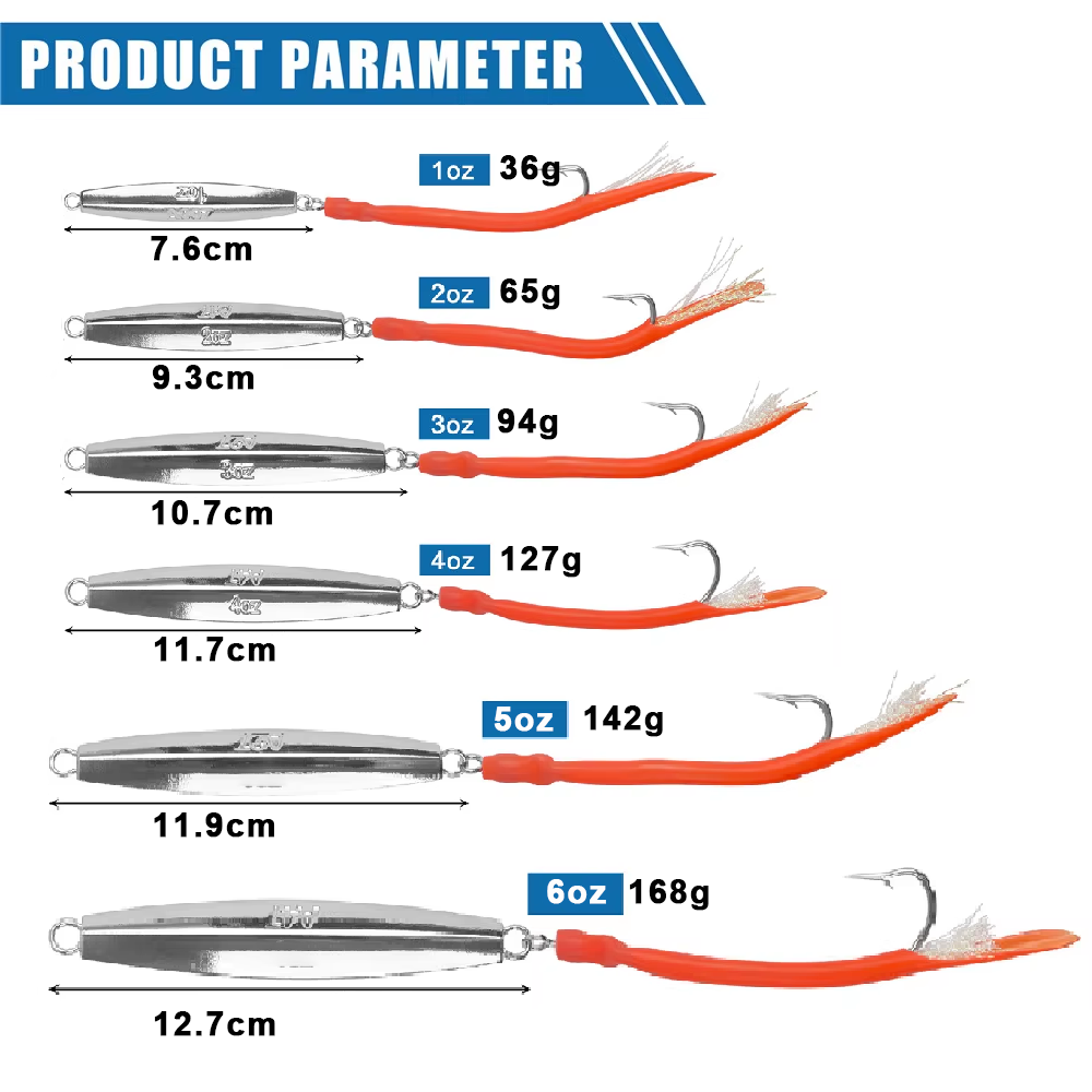 3pcs Diamond Jigs Zoutwatervis - Surf Fishing Equipment recensie en prijs