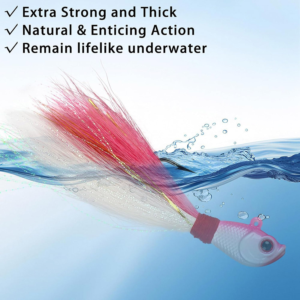 3pcs Bucktail Jigs Zoutwater Z - Surf Fishing Equipment recensie en prijs