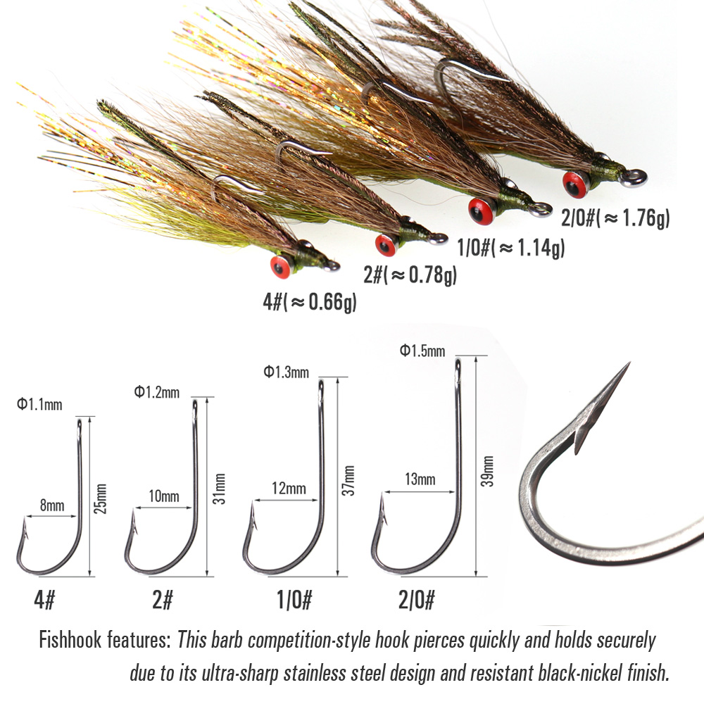 Wifreo 3 pcs/6 pcs Bucktail Cl - Trout Fishing Lure recensie en prijs