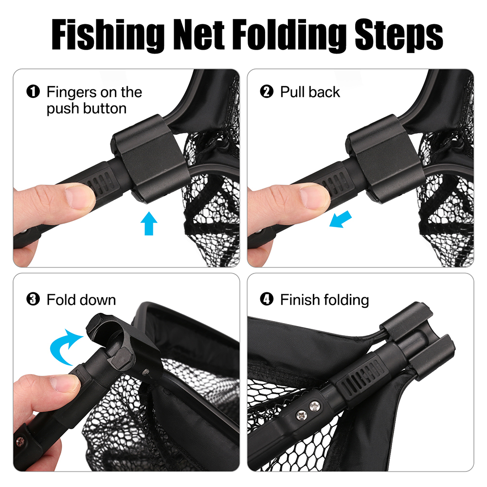 Drijvend visnet voor vliegviss - Landing Net Telescopic recensie en prijs