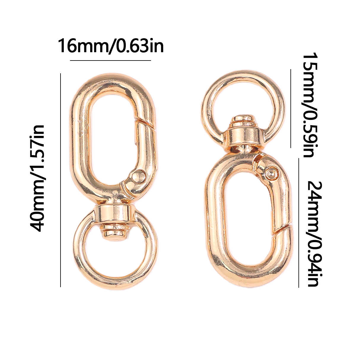 40x16mm Multicolor Alloy Ovale - Fishing Swivel Connector recensie en prijs
