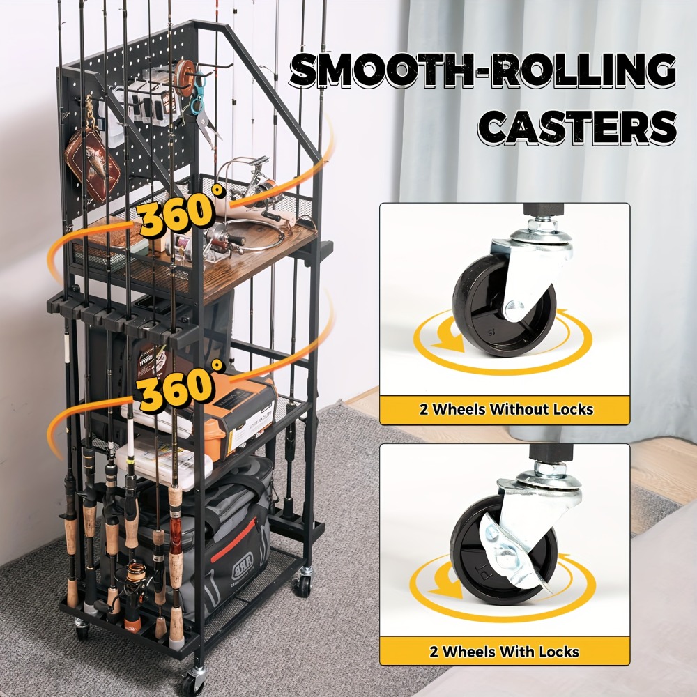 Hengelsteunen voor garage, hen - Fishing Equipment Storage recensie en prijs
