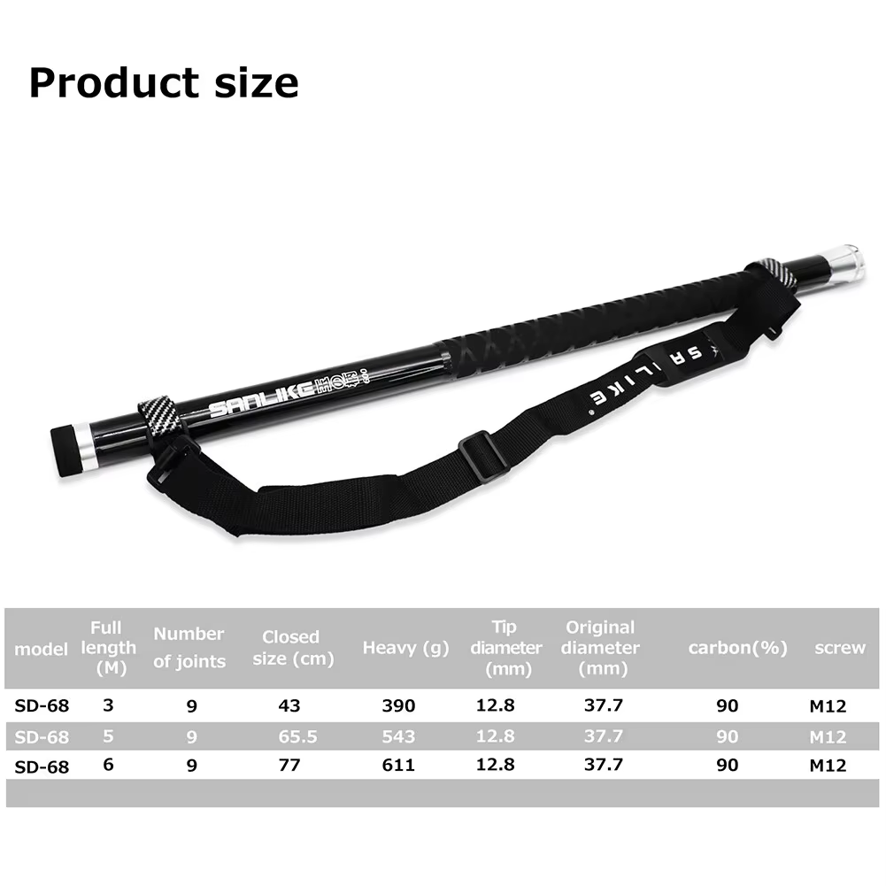 SANLIKE 3m Zwart Telescopisch  - Landing Net Telescopic recensie en prijs