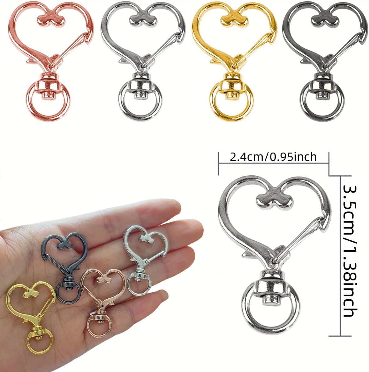 5/10/15/25/40/60 Stuks Hartvor - Fishing Swivel Connector recensie en prijs