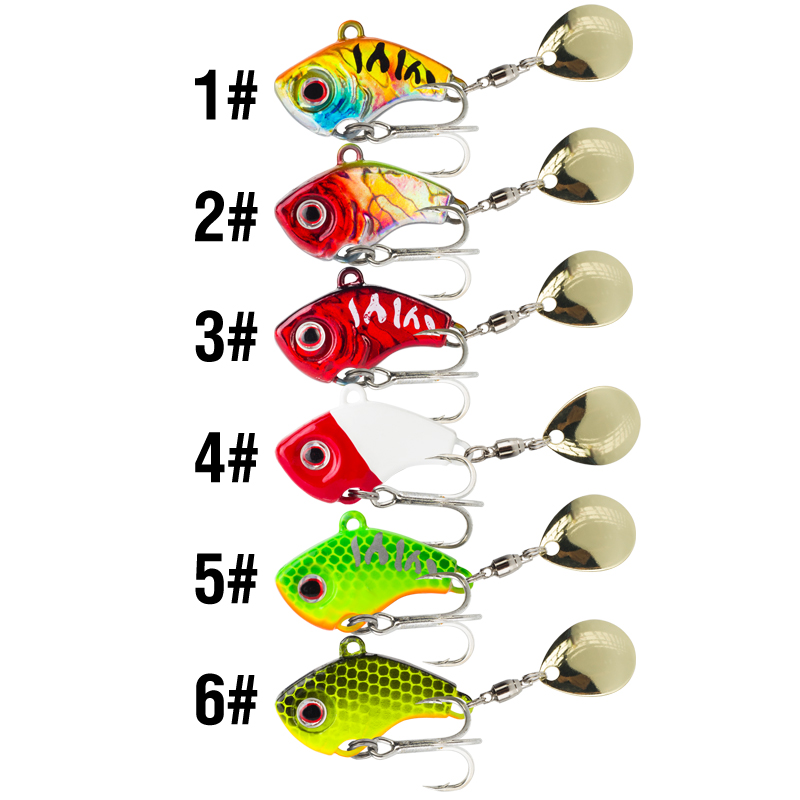 6PC 5g/7g/10g/14g/20g Roterend - Trout Fishing Lure recensie en prijs
